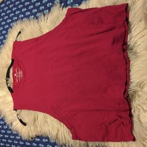 Spiritual Gangster Medium Large Pink Tonal Heart Muscle Tee Tank Top 💗